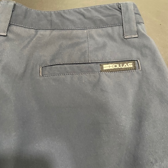 Hollas Navy Golf Shorts Size 34 - Picture 4 of 5